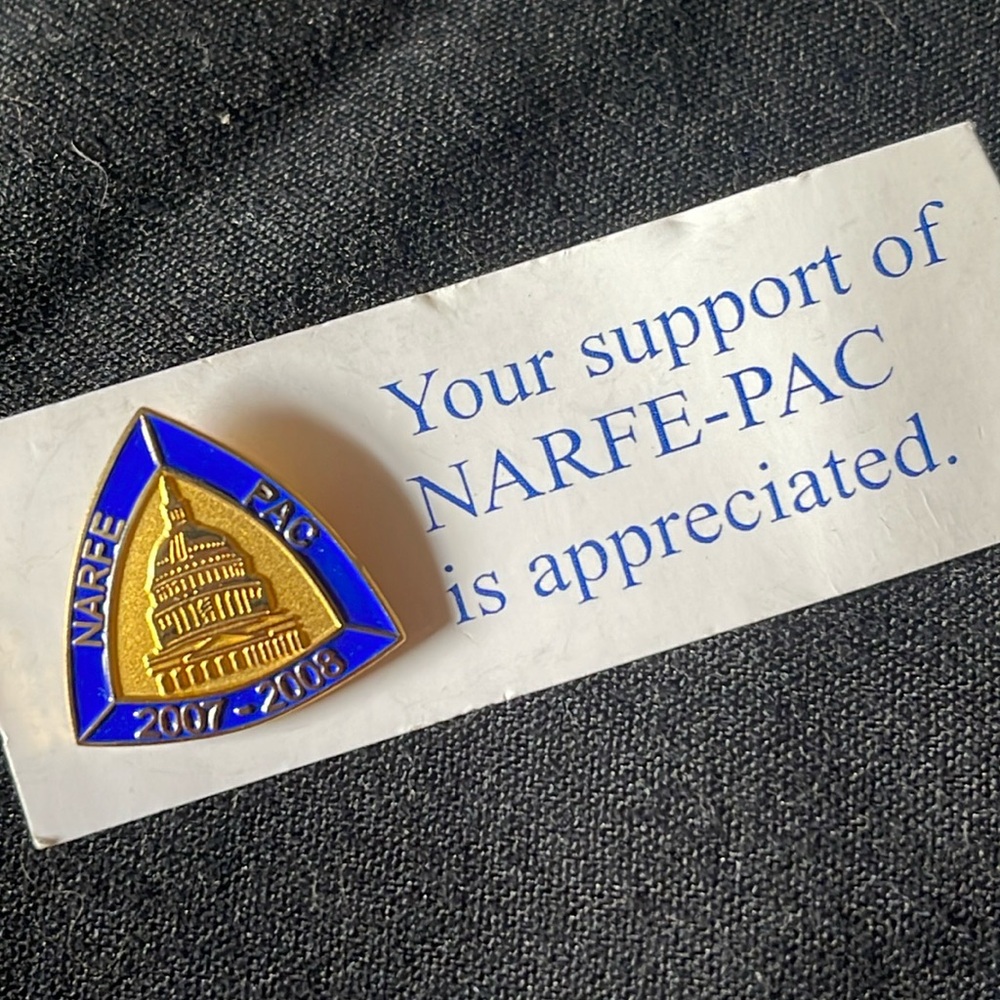 NOS NARFE-PAC 2007-2008 Lapel Collectable Pin
